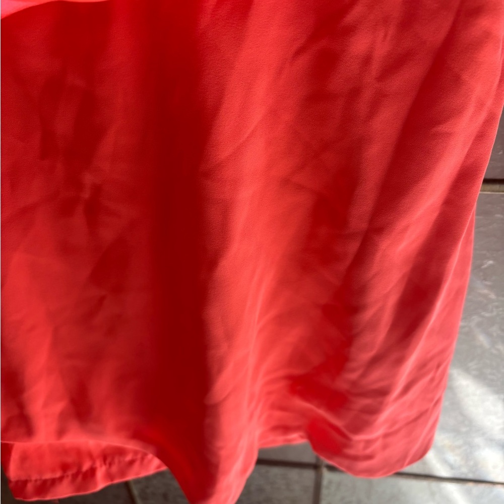 CECICO VIBRANT ORANGE ROMPER 18.5” PTP - Picture 5 of 8
